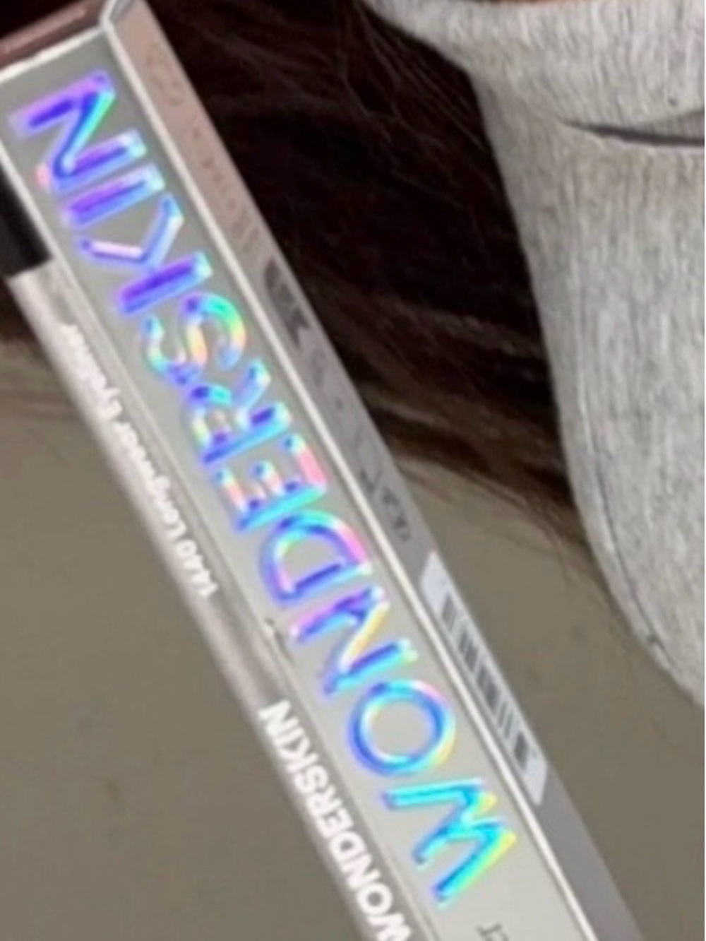 Wonderskin 1440 Longwear  Eyeliner – 24H Vegan Smudge black truffle silver